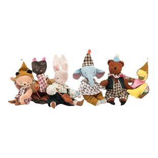 moulinroty法国茉兰若缇毛绒玩具米努奇卡斯系列小象公仔玩偶礼物