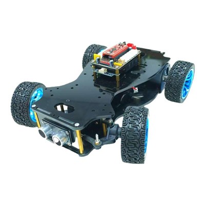 stm32智能小车底盘阿克曼舵机转向循迹避障电赛小车多种控制系统