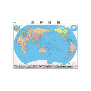 2025新版中国和世界地图地理知识版 高清防水大尺寸学生专用行政地图可标记小学生初中生高中生办公室挂图客厅家用墙贴装饰画