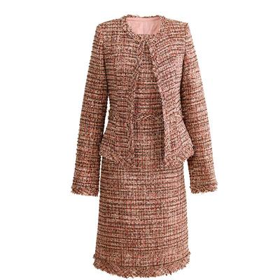 小香风套装粗花呢两件套秋冬新款