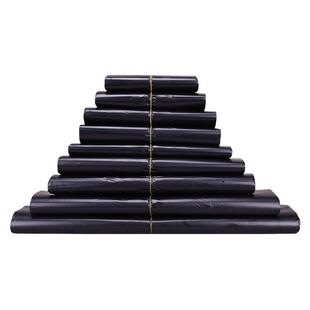 黑色塑料袋工厂批发家用背心手提商用大号加厚打包袋桌面小垃圾袋