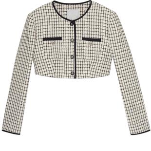 REVAN芮范设计师款高级感粗花呢小香外套RN70105232