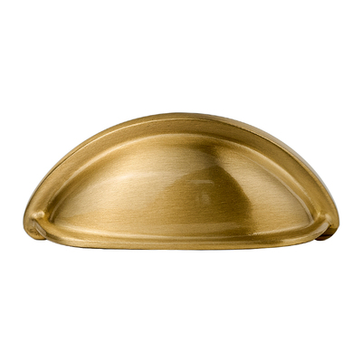 屿铜法式复古贝壳黄铜拉手门把手