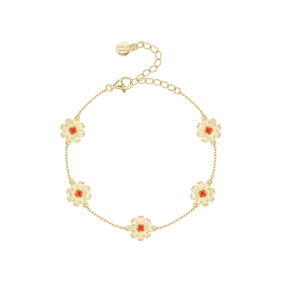 NARCII女925银非洲菊手链