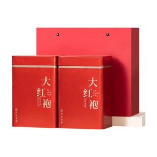 鸿韵清新特级武夷山大红袍茶叶岩茶乌龙茶 自己喝 红方罐装