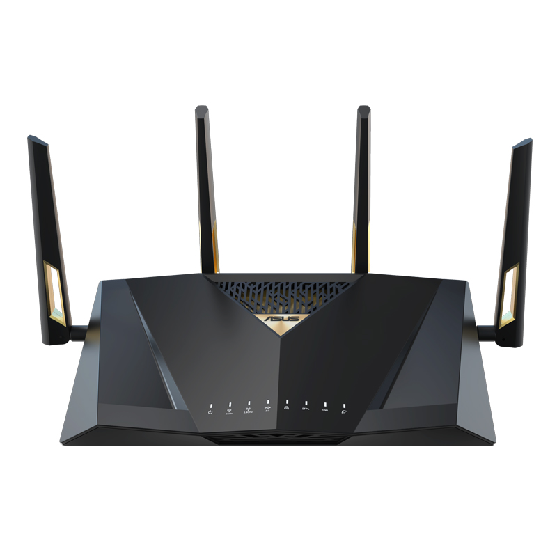 ASUS华硕RT-BE88U无线WiFi7路由器家用千兆高速Aimesh2.0组网Ai智能路由全屋覆盖电竞游戏双万兆口AX7200M