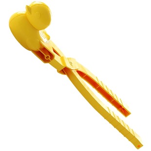 儿童玩雪工具雪球夹子夹雪神器小鸭子模具冬天打雪仗下雪玩具冬季