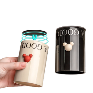 洗漱杯2024新款磁吸倒放漱口杯子家用高档壁挂倒扣高级情侣刷牙杯