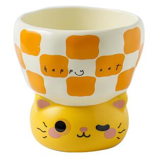 陶瓷手握杯特别好看的马克杯小众咖啡杯拿铁杯家用漂亮杯子早餐杯