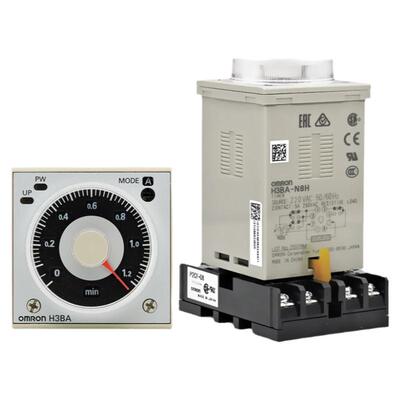 正品欧姆龙时间继电器H3BA-N8H