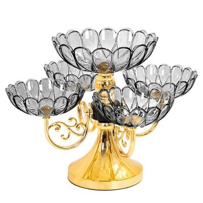 2025新款轻奢果盘时尚百搭可旋转