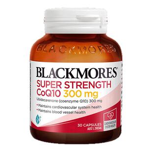 BLACKMORES澳佳宝高浓度辅酶q10软胶囊300mg保护营养心肌健康30粒