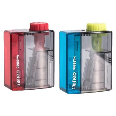 得力得力卷笔刀可调粗细彩铅便携