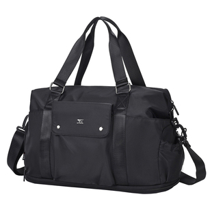 七匹狼男士手提旅行包大容量轻便牛津布防水干湿分离健身包短途包