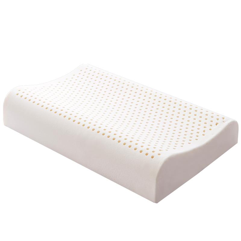 乳胶枕头天然橡胶枕护颈椎枕睡眠专用宿舍家用睡觉成人记忆枕芯低