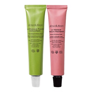 【尝鲜小美盒】净化面膜15ml+嘭润面膜15ml深层清洁补水嘭弹透亮