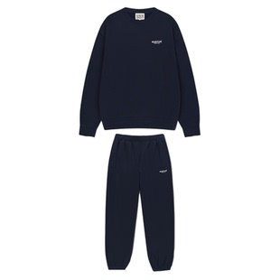 MARITHE常规LOGO卫衣套装 情侣男女同款刺绣上衣休闲裤2025年秋冬