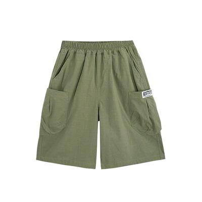 皇室童缘男童短裤2026夏季新款儿童工装裤子中裤帅气中大童五分裤