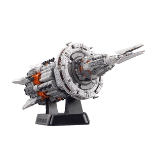 三体官方拼搭积木恒星级战舰自然选择号战舰周边拼装模型礼物男孩