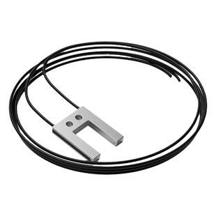 U型对射光纤传感器槽型放大器探头端子机标签定位检测感应器开关