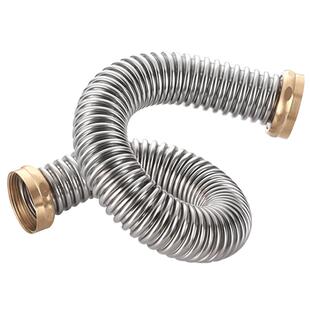 厨房下水管配件双接头螺纹排水管洗菜盆连接管55mm接口防烫防老鼠