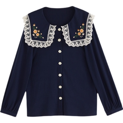 孕妇新款秋季蕾丝哺乳连衣裙