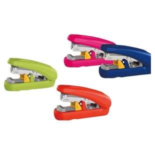 日本PLUS普乐士ST-010XH啪嗒订书机便携型可调节深浅迷你订书机学生用小号型订书器家用装订器办公官方旗舰店