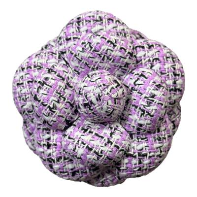 精致小香风山茶花胸针秋冬新款