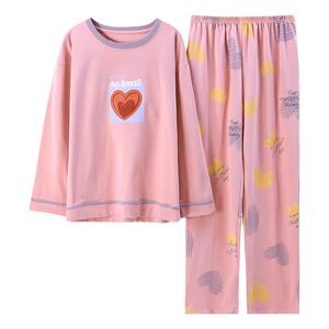 南极人睡衣女春秋款纯棉长袖2023年新款韩版全棉可外穿家居服套装