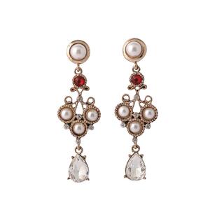 韩国直邮JUDY AND PAUL东大门德鲁纳酒店IU同款水晶吊坠耳环首饰