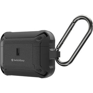 switcheasy适用2022新款苹果AirPodsPro2防摔耳机壳airpods Pro保护壳二代tpu耐刮pro1金属扣环户外防丢全包