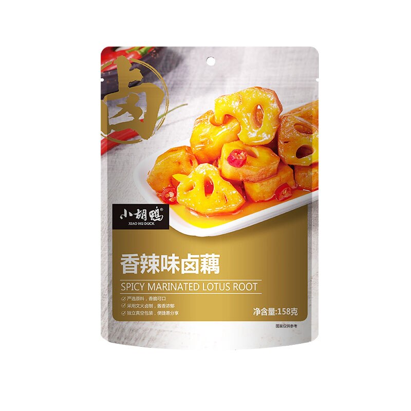 小胡鸭香辣卤藕藕丁158g