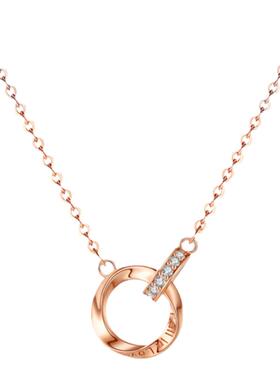 YFANXI项链莫比乌斯环情人节礼物