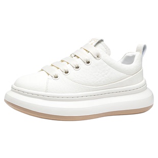 马克华菲小白鞋男冬季新款真皮休闲鞋子男鞋2025百搭潮鞋麦昆板鞋