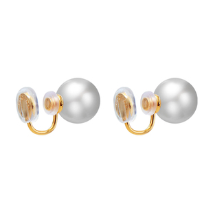 耳夹女无耳洞施家澳白大珍珠耳环2026新款爆款耳钉轻奢高级感耳饰