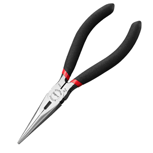 邦远BY13尖嘴钳5寸6寸小号精密超硬手工珠宝圆扁无牙弯嘴工业钳子