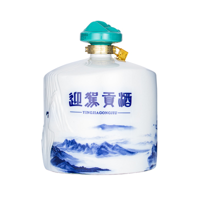 【官方旗舰】迎驾贡酒青坛50度礼盒装青绿山水封坛窖藏大坛装白酒