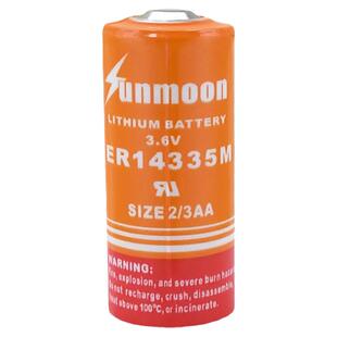 Sunmoon日月ER14335M温湿度测量仪烟感器PLC工控3.6V锂电池2/3AA