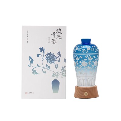 苏州博物馆流光青影花瓶夜灯