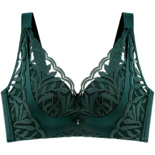 黛安娜文胸罩内衣女无钢圈薄款大码性感上托防下垂大胸显小收副乳