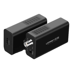 绿联HDMI转SDI转换器广播级HDMI信号转3G/HD-SDI摄像机单反接大屏