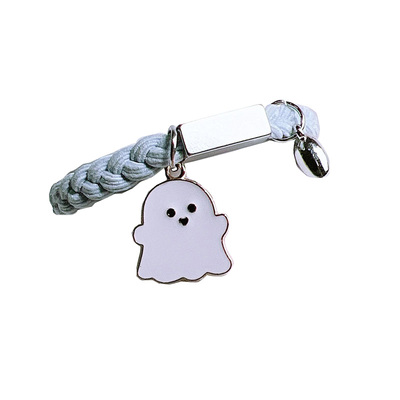 黑白幽灵情侣手链刻字送闺蜜手绳