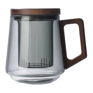 茶杯玻璃茶壶茶水分离新款泡茶玻璃杯家用耐高温办公室玻璃茶壶