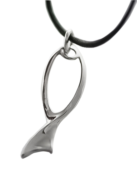 镂空小鱼儿吊坠925纯银女项坠