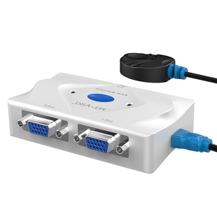 迈拓维矩 KVM切换器2进1出VGA视频切屏器 自动款热键切换 多电脑键鼠屏幕共享器 MT-201KL