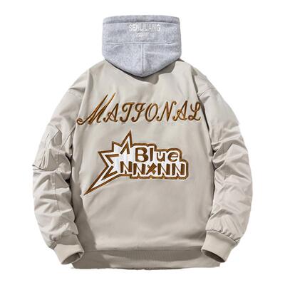 mYes牧野森美式风街头棒球服