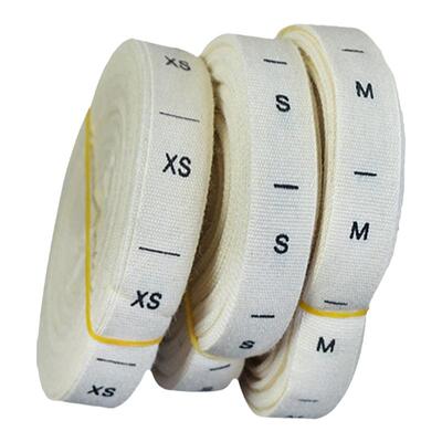 纯棉童装数字码通用水洗布标签