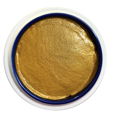 莲之殇金色印泥书法对联落款