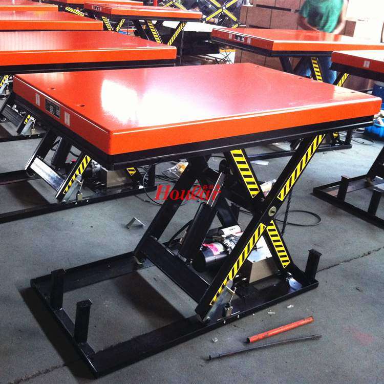 HOULAR红外线升降平台光电感应电动升降平台液压自动升降提升机