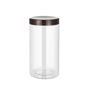 [咖啡盖]蜂蜜罐密封罐pet塑料瓶广口瓶透明塑料罐子食品罐饼干罐